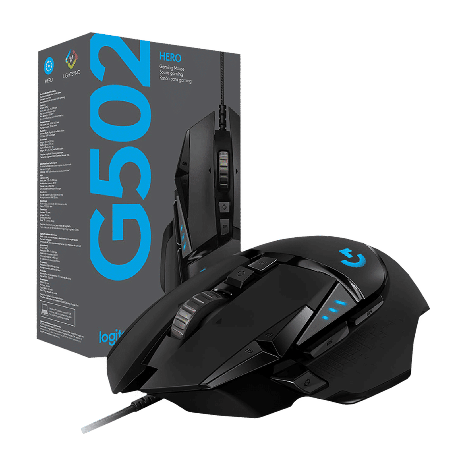 Buy logitech G502 Hero Wired Optical Gaming Mouse (25600 DPI